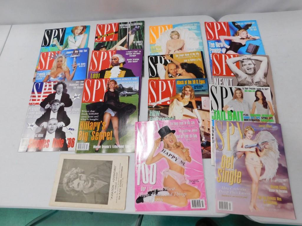 Lot of Spy Magazines and 1936 Amelia Earhart Aviation Program (1 of 5)