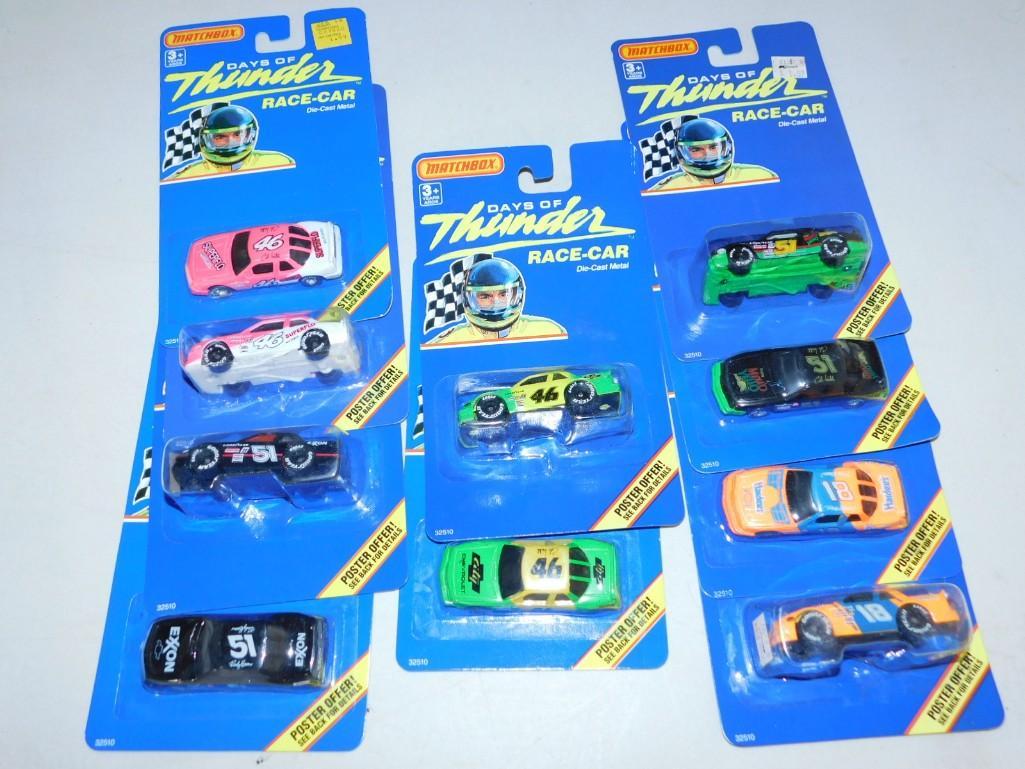 10 Matchbox Days of Thunder New in Package Cars: 10 Matchbox Days of Thunder New in Package Cars