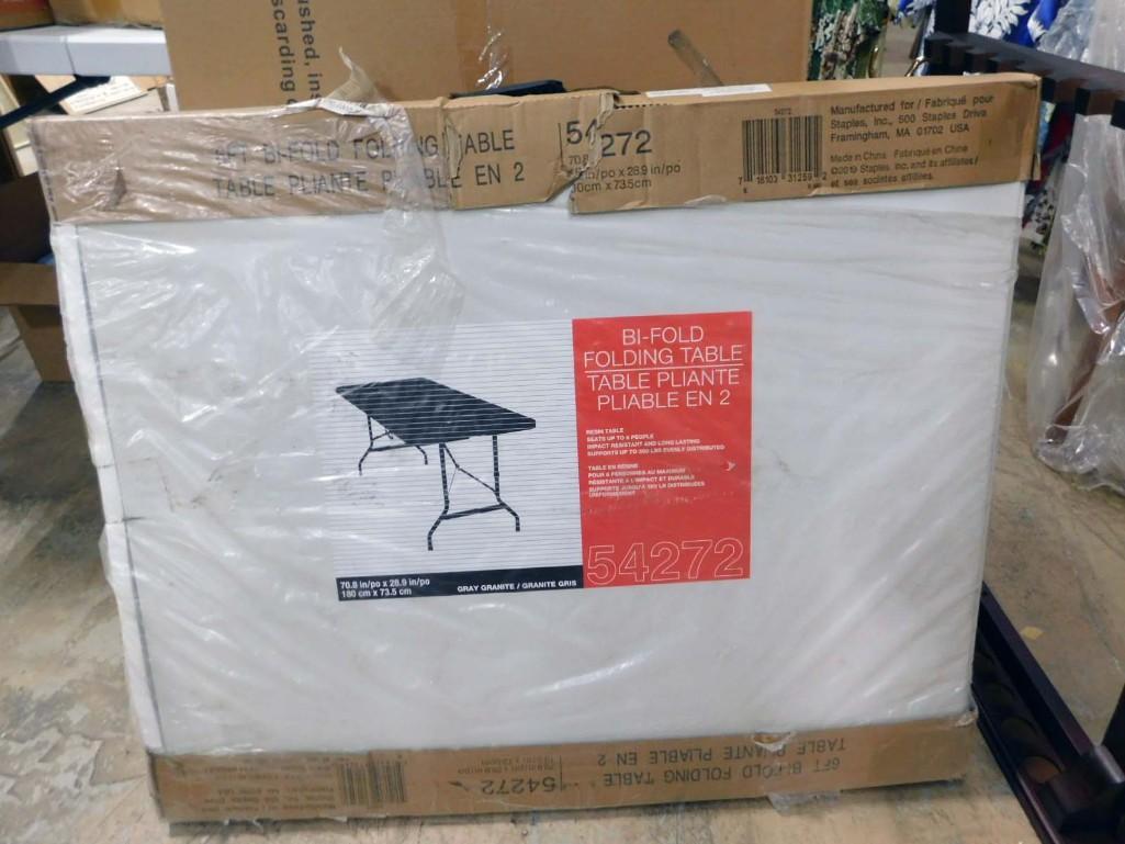 New 6 Foot Bi Fold Folding Table (1 of 2)