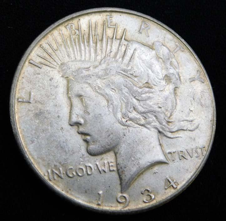 1934-D Peace Dollar 90% Silver (1 of 2)