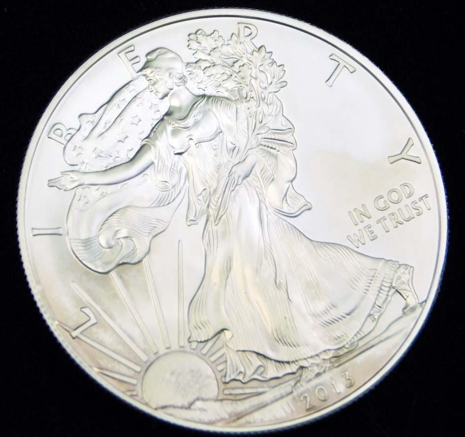 2014 American Silver Eagle 1 oz Fine Silver Round (1 of 2)