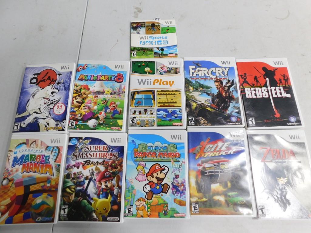 Nintendo Wii Game Lot including Sports, Play, Mario Party, etc. (1 of 4)