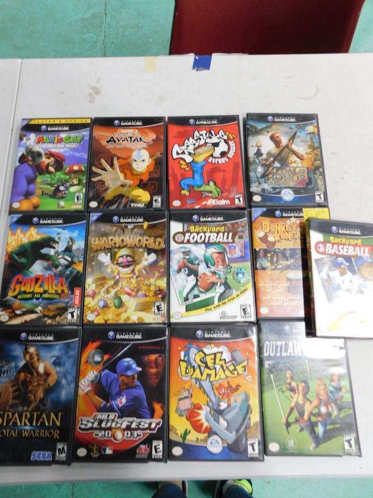Nintendo Game Cube Video Game Lot including Godzilla, (1 of 3)