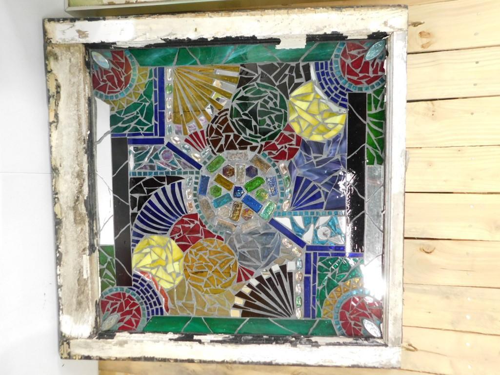 Vintage Stained Glass Window (1 of 6)