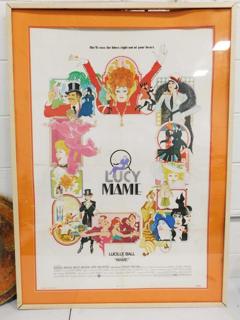 Mame Starring Lucille Ball Poster, Framed: Mame Starring Lucille Ball Poster, Framed
