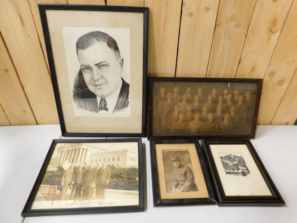 Framed Prints and Photos incl Kenneth Zilisch "Gulls" Matted Numbered Art Print, (1 of 8)