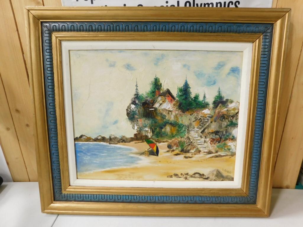 Original Painting on Canvas Signed Andreas (1 of 3)