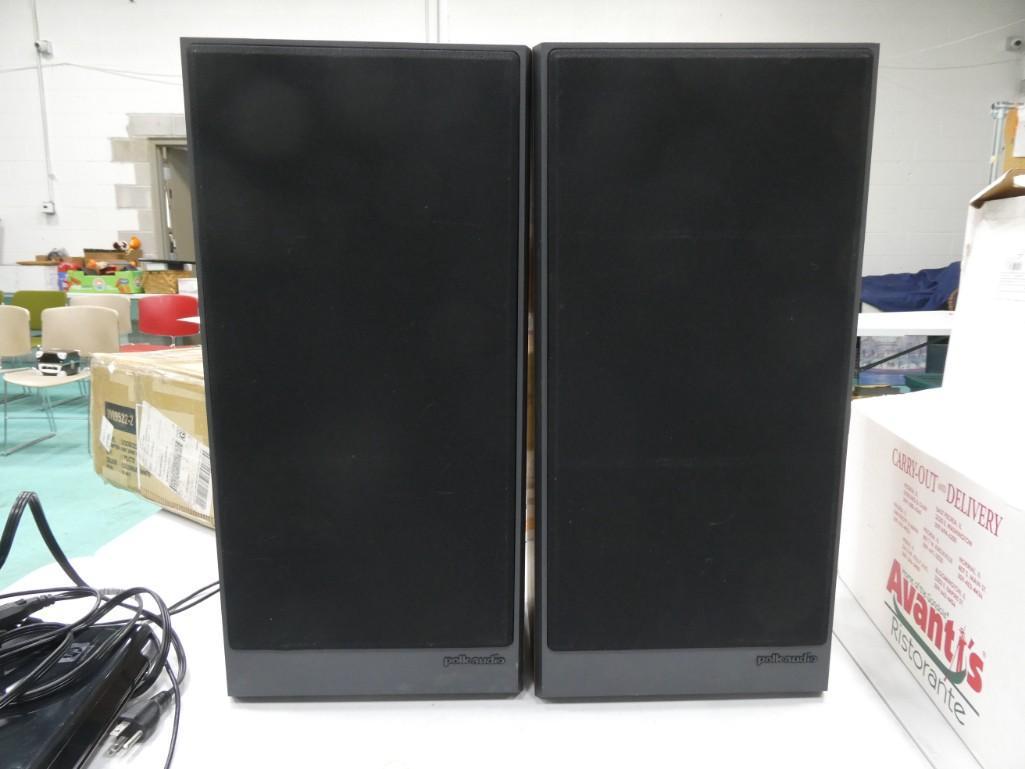 Pair of Polk Audio Speakers - roughly 21" tall (1 of 3)