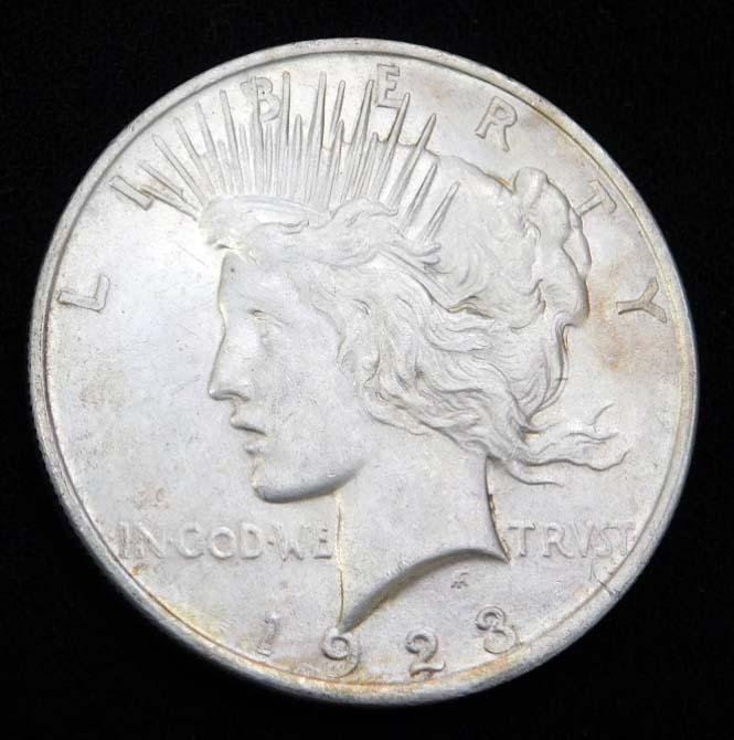 1923-P Peace Dollar 90% Silver (1 of 2)
