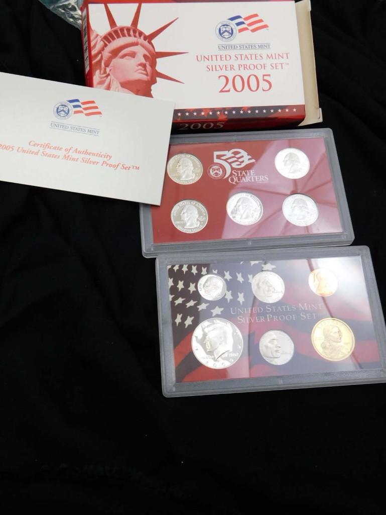 2005 US Mint Silver Proof Set (1 of 6)