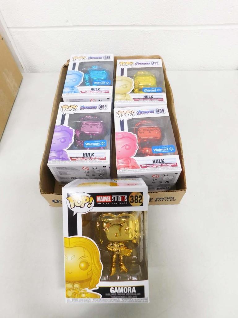 5 Funko Pop Marvel Avengers Hulk Figures New in Box (1 of 2)