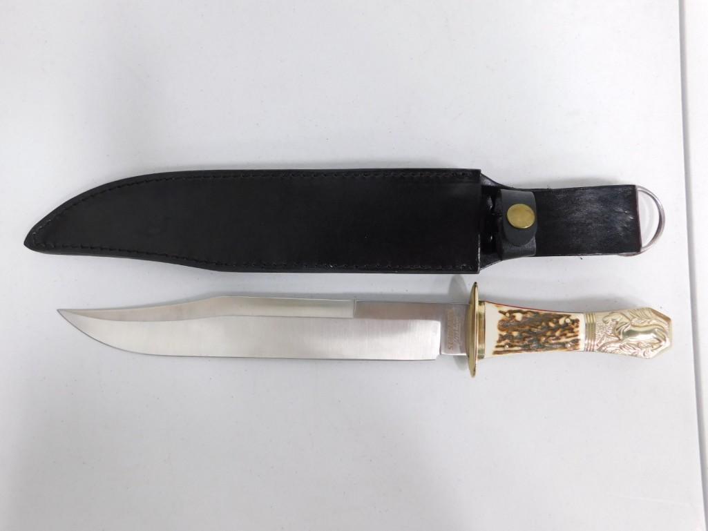 Schrade Custom Bowie Knife with Sheath (1 of 6)