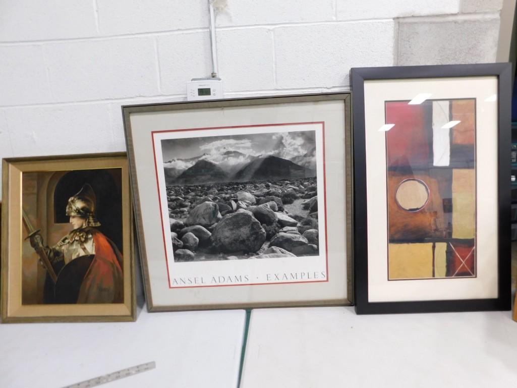 Lot of 3 Framed Prints incl Ansel Adams (1 of 8)