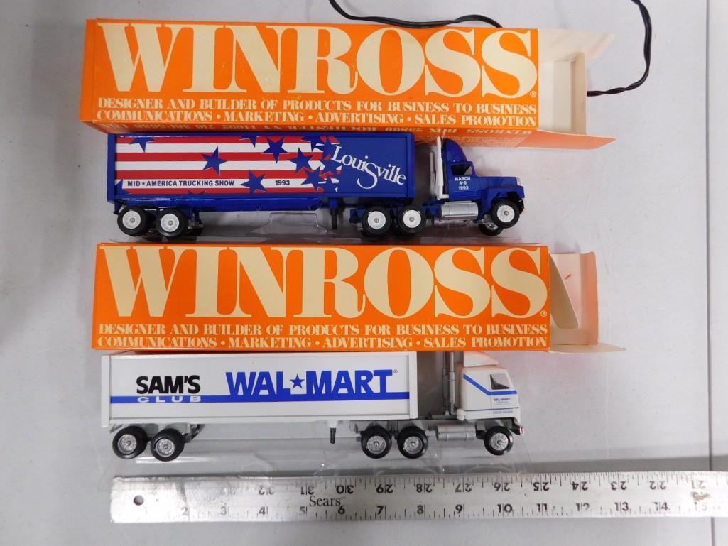 2 Winross Die Cast Model Trucks incl Walmart and Louisville 1:64 Scale (1 of 3)