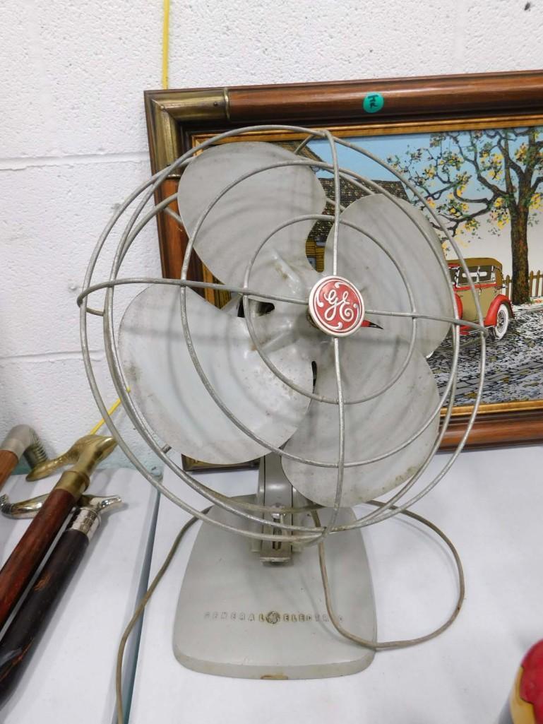 Vintage General Electric Fan GE Works: Vintage General Electric Fan GE . It works