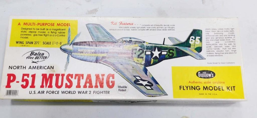 Guillow's P-51 Mustang Model Airplane Kit: Guillow's P-51 Mustang Model Airplane Kit