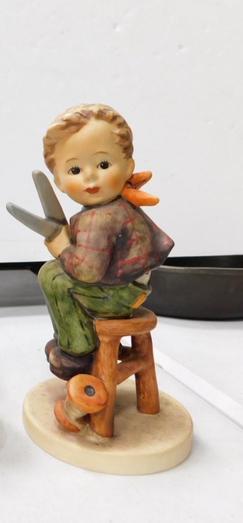 Goebel Hummel Little Tailor Figurine Signed on the Bottom: Goebel Hummel Little Tailor Figurine Signed on the Bottom