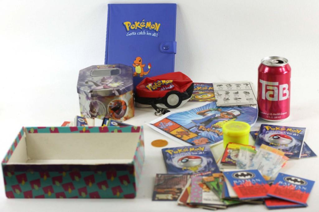 Lot of Collectibles incl Pokemon , Batman , Flintstones , etc: Lot of Collectibles incl Pokemon , Batman , Flintstones , etc