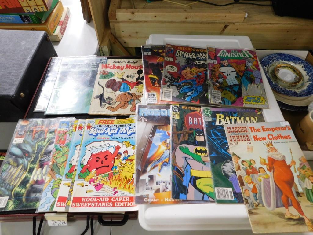 Lot of Comic Books incl Spider-Man, Batman, Kool-Aid Man, etc (1 of 5)