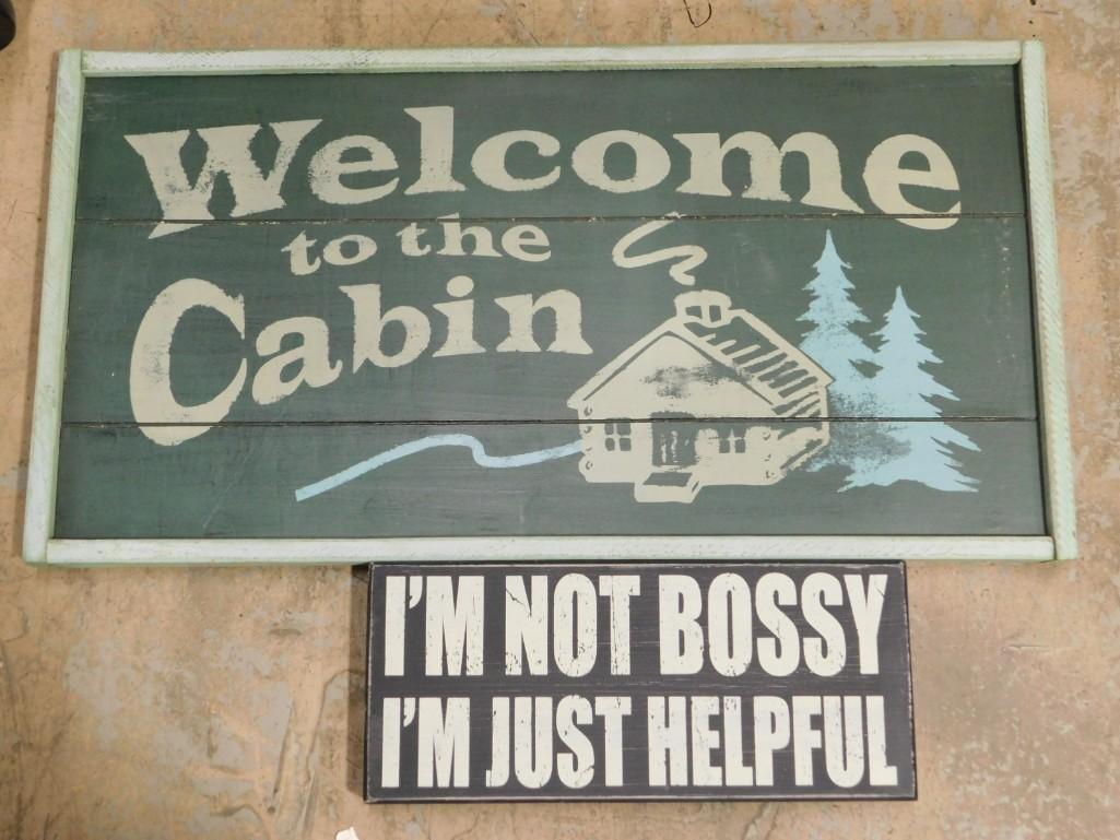 Home Decor Wooden Signs (1 of 2)