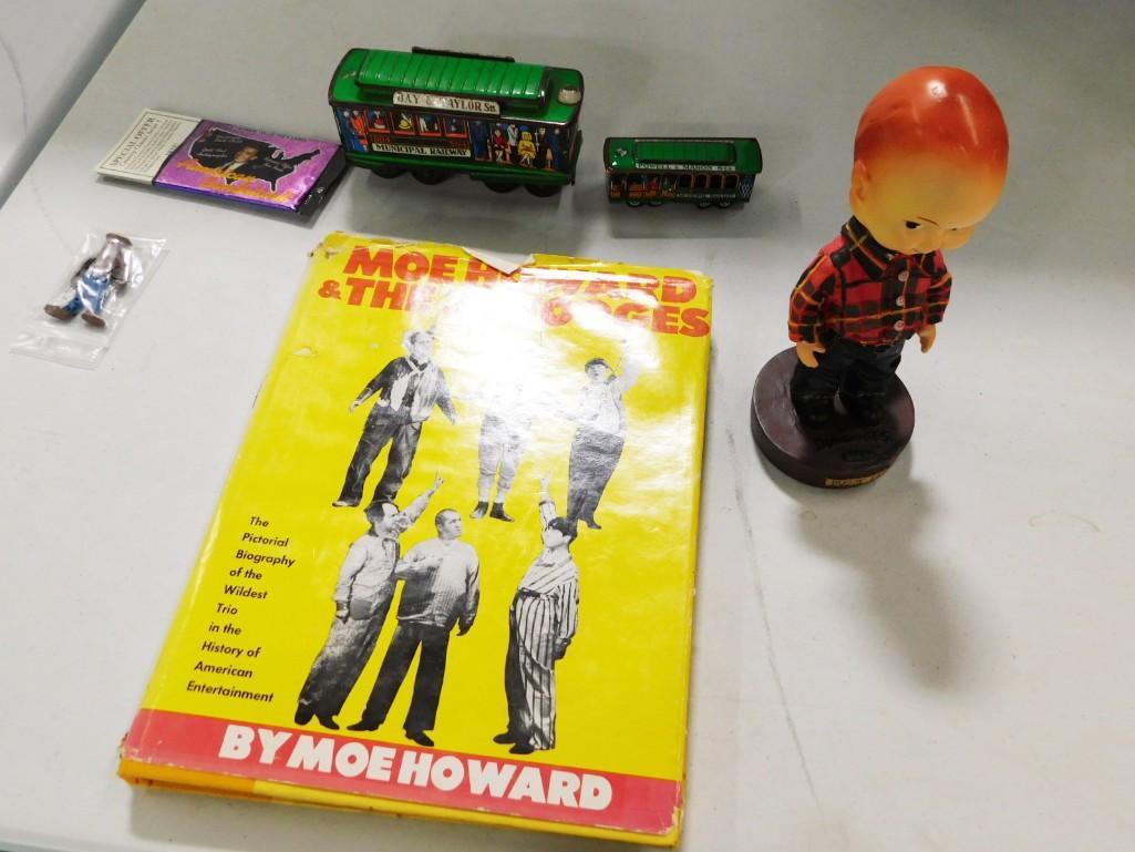 Vintage incl Lee Dungarees Bobble Head , Smokey the Bear, American Bandstand Trading Cards, (1 of 6)