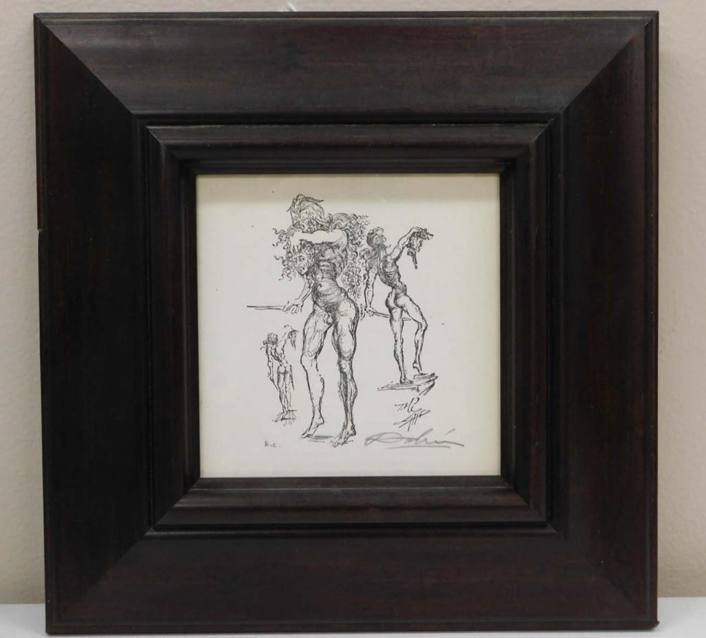 Salvadore Dali Original Lithograph Pencil Signed (H.C.) Hors Commerce (1 of 4)
