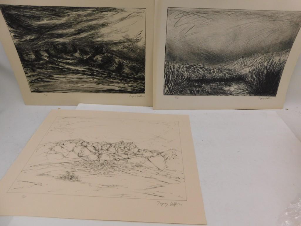 Attributed to Jacques Villon "Listed French Artist) Set of (3) Rare Lithographs (1 of 17)