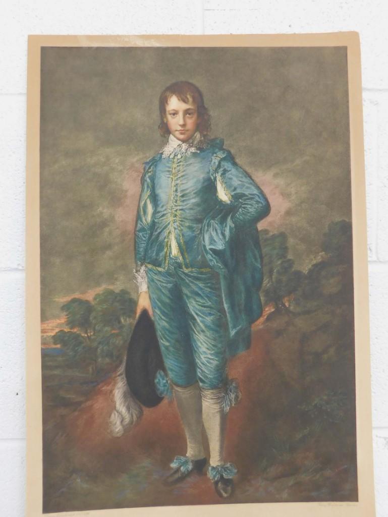 "Blue Boy" Thomas Gainsborough (1727-1788) Lithograph - Great Condition: "Blue Boy" Thomas Gainsborough (1727-1788) Lithograph - Great Condition . Measures about 16"x24.25"