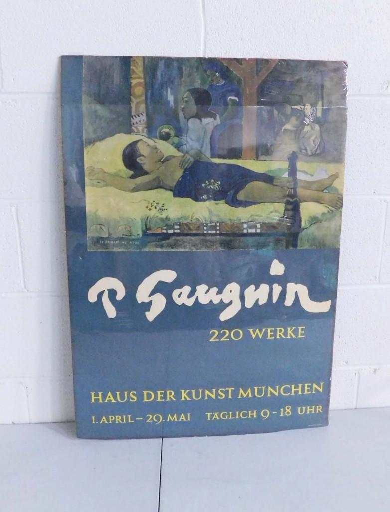 Paul Gauguin Rare German Poster from Munich Printing Original "Te Tamari no Atua": Paul Gauguin Rare German Poster from Munich Printing Original (not a reproduction) "Te Tamari no Atua" (Son of God) . Measures about 23"x33"