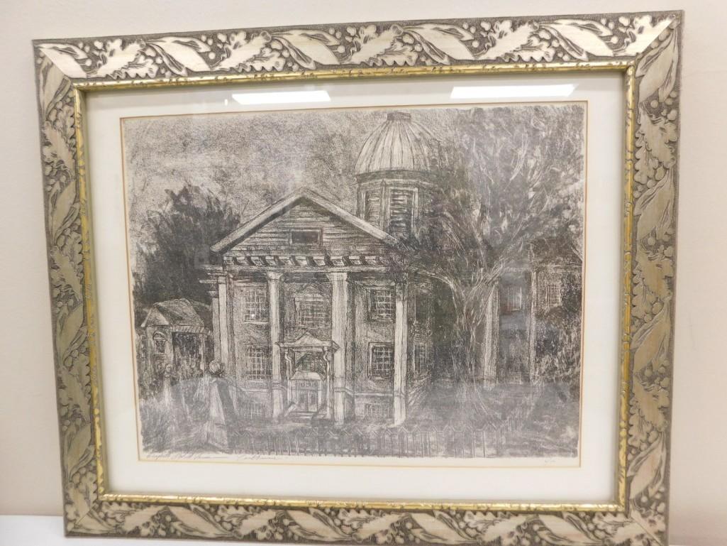 Elizabeth O'Neill Verner Listed South Carolina Artist 1883-1979 Original Lithograph 6/10 (1 of 5)