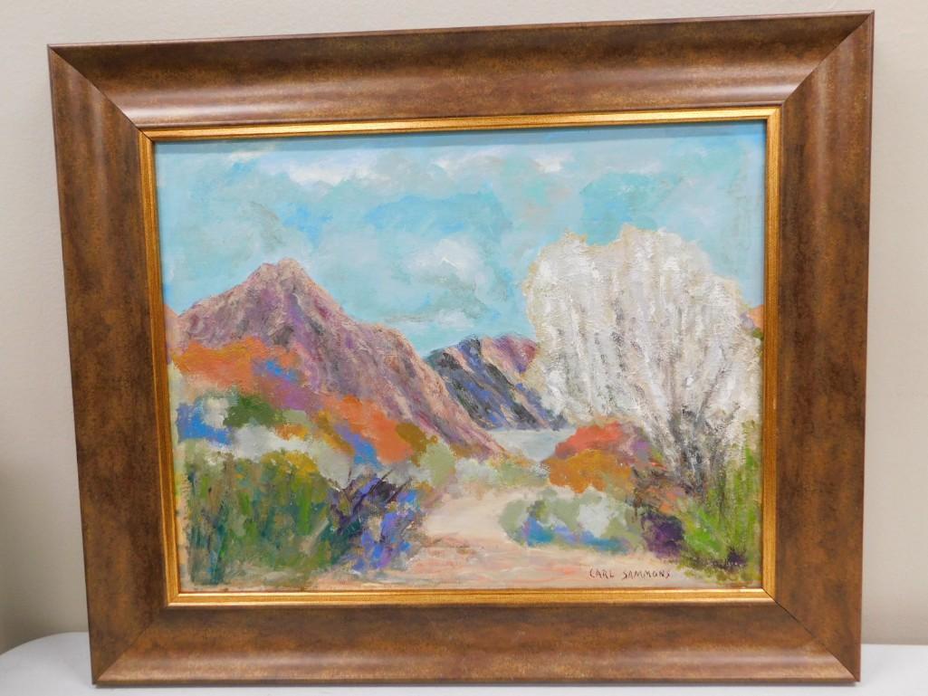 Carl Sammons Listed California Artist 1883-1968 Original Composition (1 of 4)
