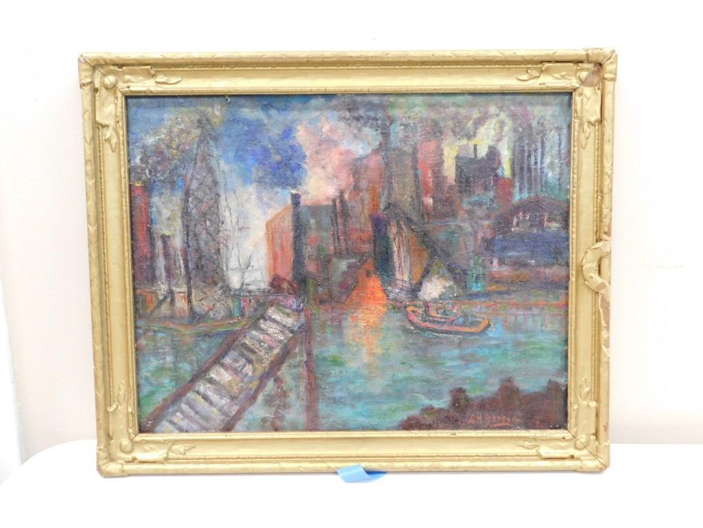 Aaron Harry Gorson 1872-1933 Listed Lithuanian/New York Artist (1 of 4)