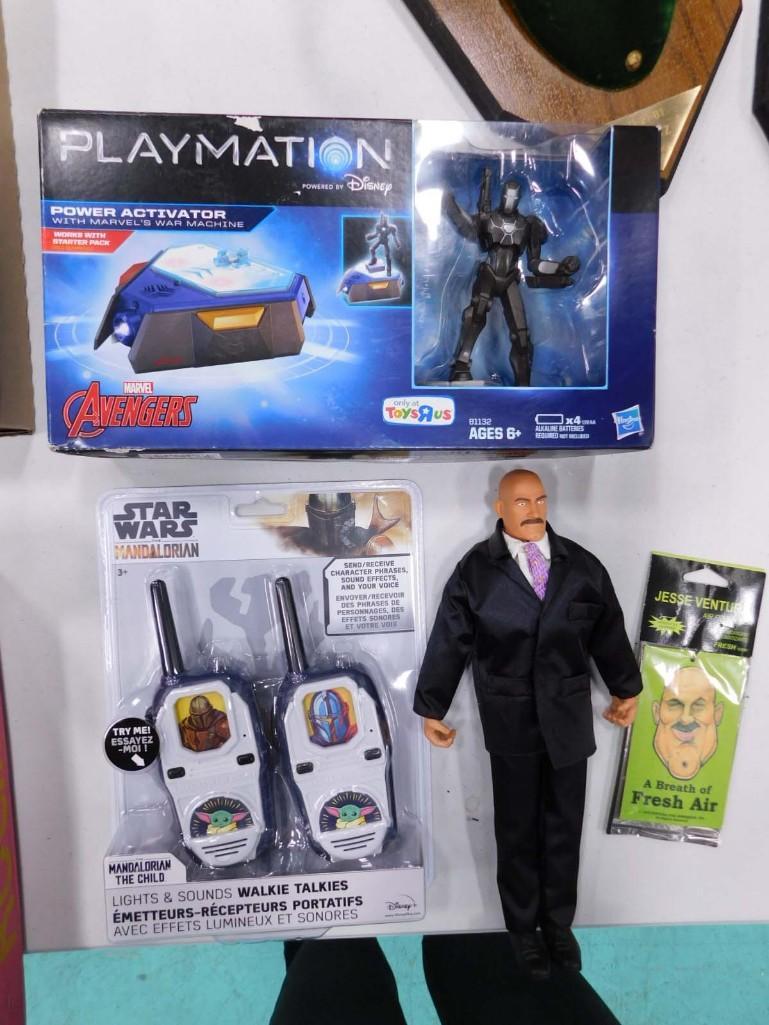 Toy Lot incl Playmation Marvel Avengers Power Activator, Star Wars Mandalorian Walkie Talkies , (1 of 4)