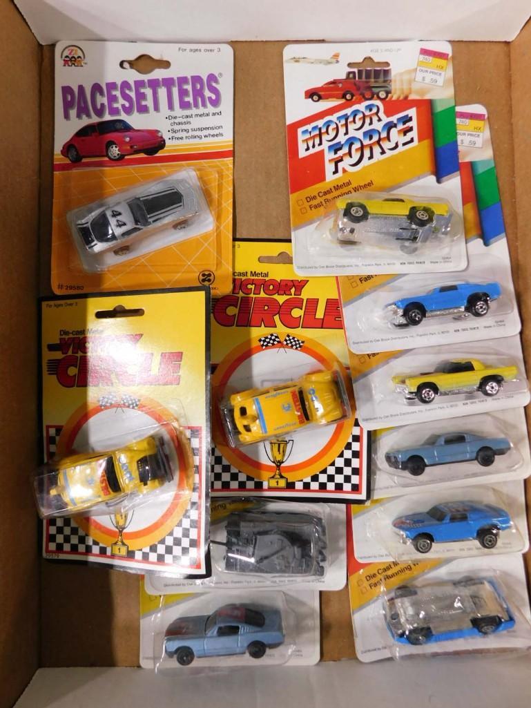 Die Cast Cars incl Motor Force , Pacesetters, Victory Circle New Old Stock (1 of 3)
