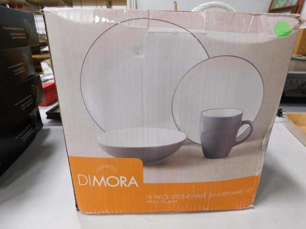Dimora 16 pc Stoneware Dinnerware Set: Dimora 16 pc Stoneware Dinnerware Set