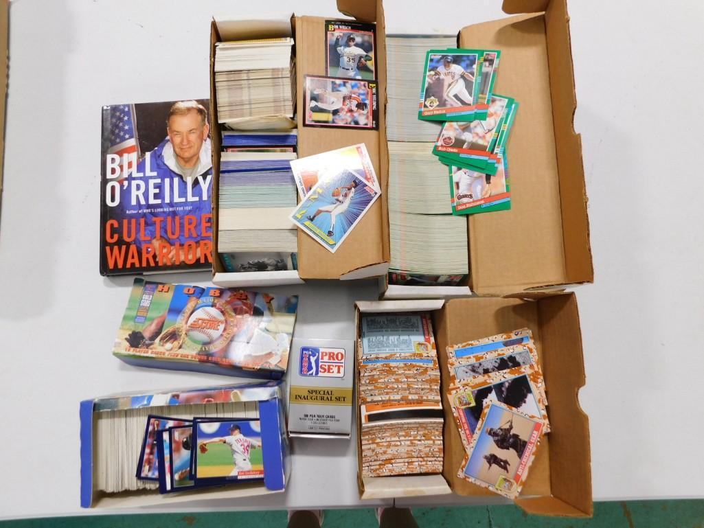 Lot of Sports cards, Desert Storm Cards, Bill O'Reilly Book: Lot of Sports cards, Desert Storm Cards, Bill O'Reilly Book