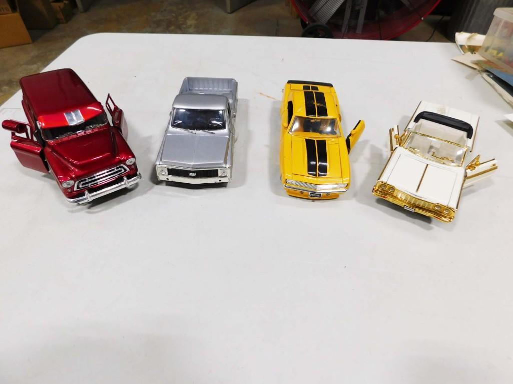 4 Model Cars 1:24 Scale incl Jada, etc (1 of 2)