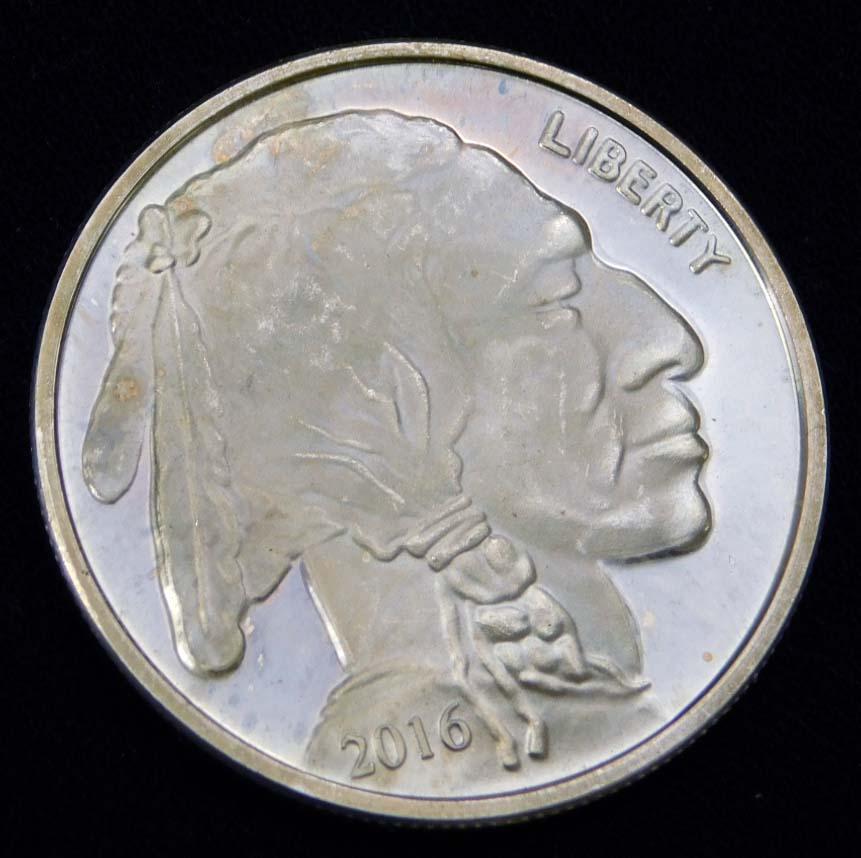 2016 Indian Head Buffalo 1 oz Silver Round (1 of 2)