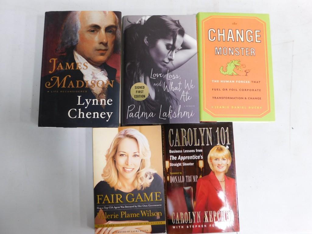 Lot of 5 Autographed Books - No COAs (1 of 5)