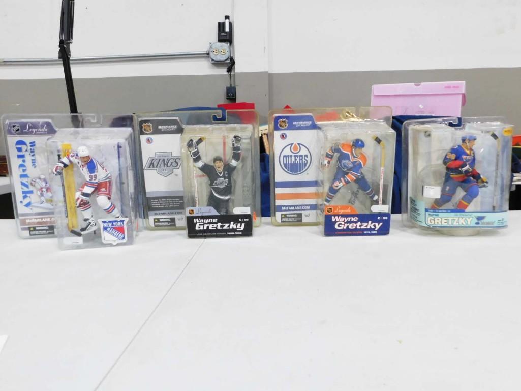 4 NHL Wayne Gretzky Hockey McFarlane Figures New in Package (1 of 5)