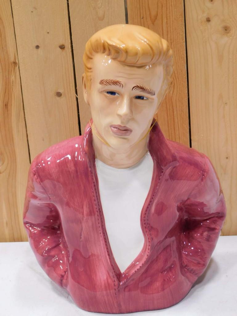 James Dean Cookie Jar 14.5" Tall Ceramic (1 of 3)
