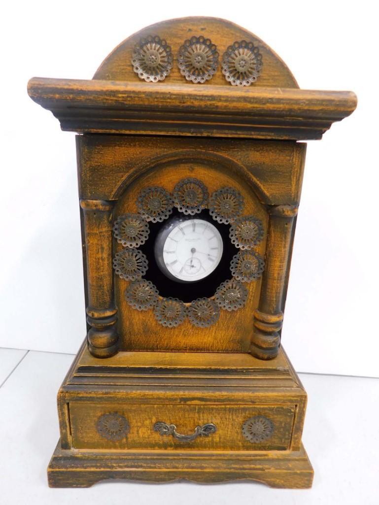 Vintage Pocket Watch with Wood Display Case (1 of 3)