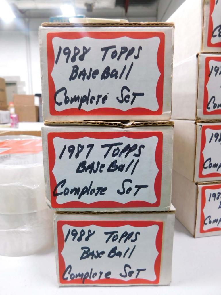 Topps Baseball Card Sets incl 1987 and 2 from 1988 (1 of 2)