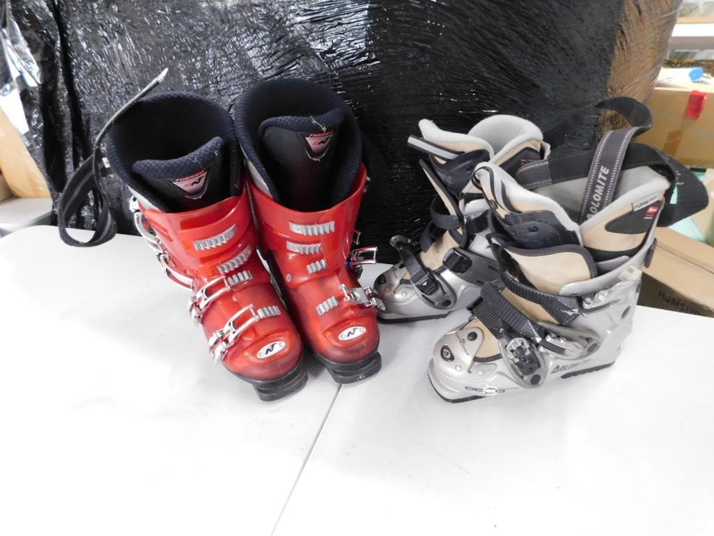 2 pr of Ski Boots incl Dolomite and Nordica (1 of 6)