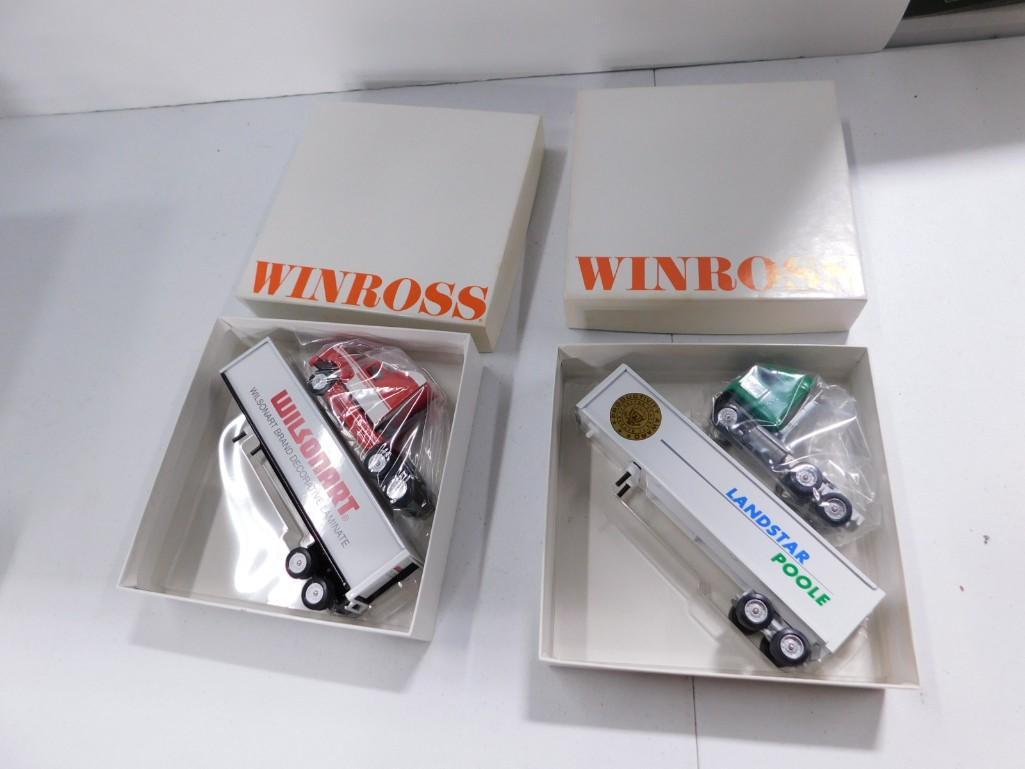 2 Winross Die Cast Model Trucks including Wilsonart , Landstar Poole 1:64 Scale (1 of 3)