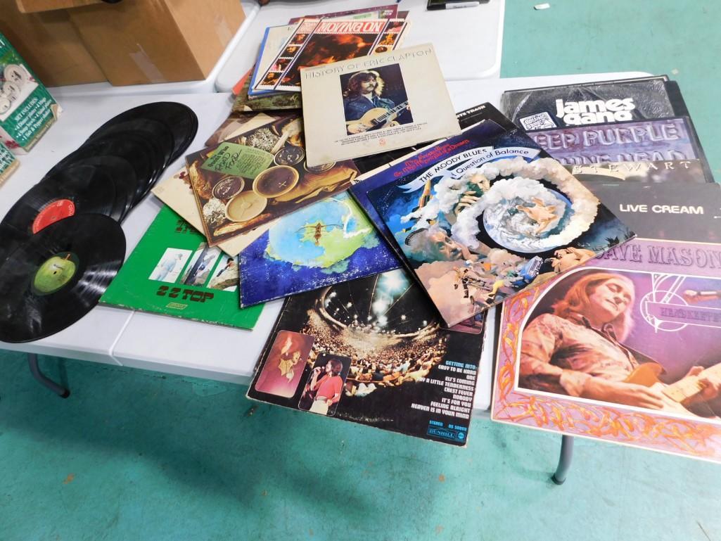 Vinyl Records incl ZZ Top, Jethro Tull, Three Dog Night, Kansas, Deep Purple, James Gang, (1 of 6)