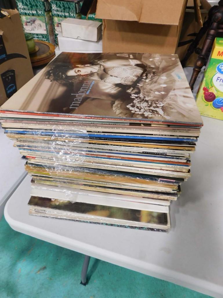 Lot of Vinyl LP Records incl Madonna, Jim Croce, Bob Dylan, Musicals, Classical, etc (1 of 5)