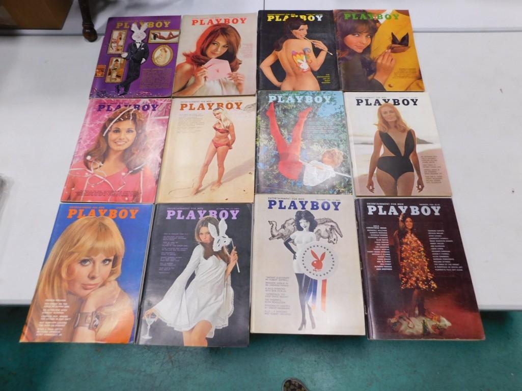 1968 Playboy - Complete 12 issues (1 of 8)