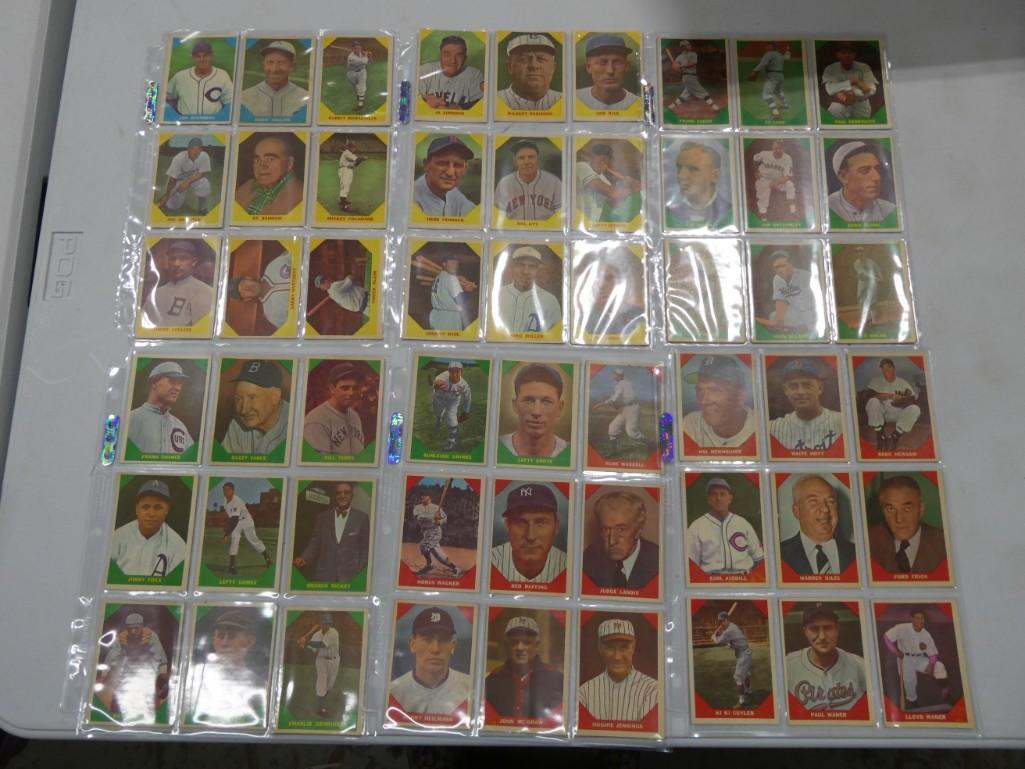 Lot of 1960 Fleer Greats Baseball Cards - 54 of them (1 of 10)