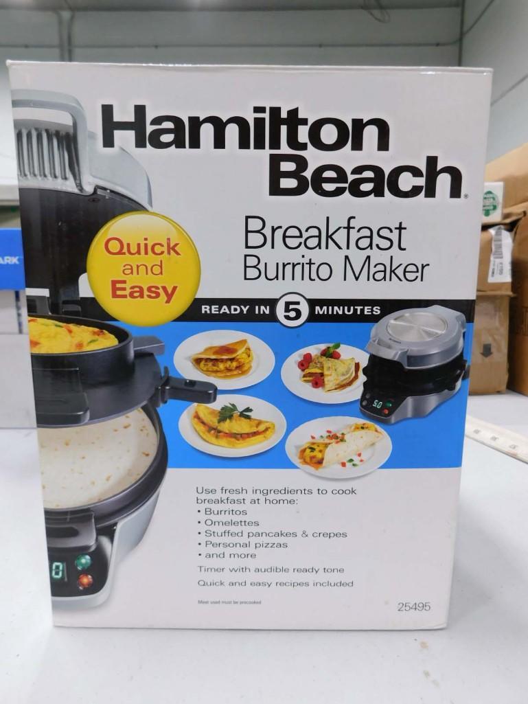 Hamilton Beach Breakfast Burrito Maker New in Box: Hamilton Beach Breakfast Burrito Maker New in Box
